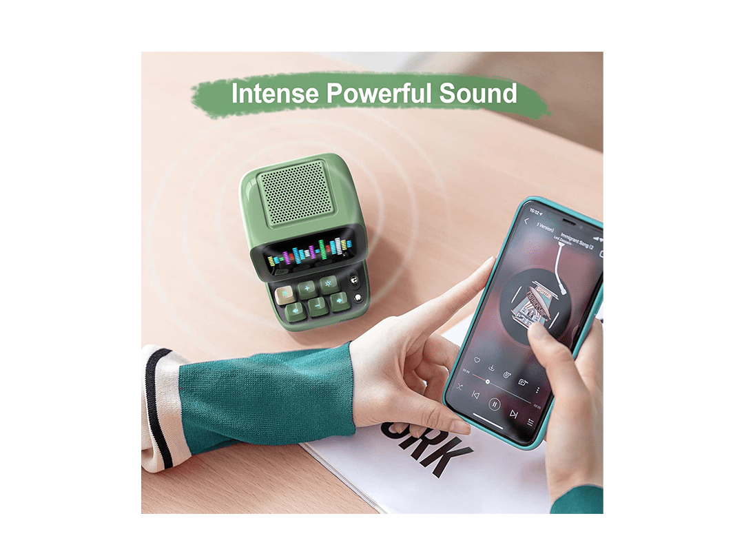 Divoom Ditoo-Pro Retro Pixel Art Bluetooth Speaker - Green in Qatar Divoom Ditoo-Pro Retro Pixel Art Bluetooth Speaker - Green in Qatar